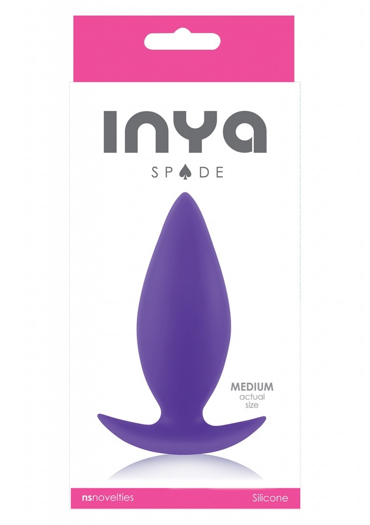 NS Novelties - Anální kolík Inya Spade medium purple