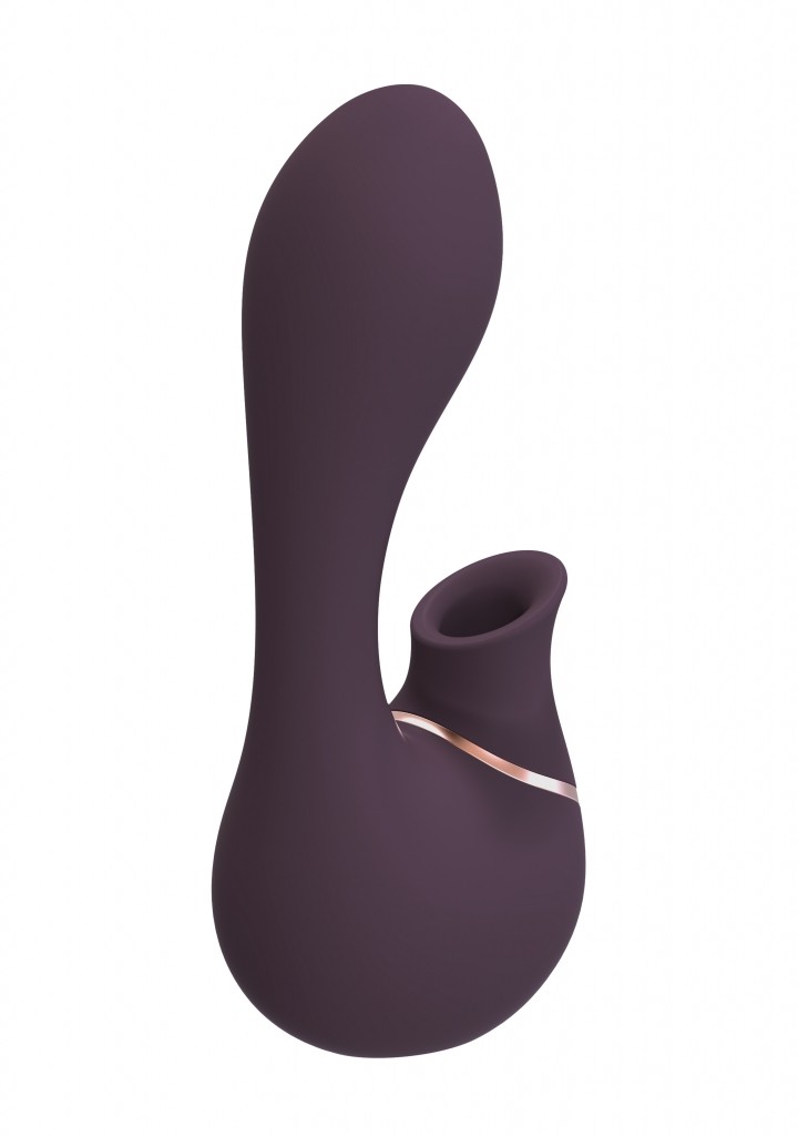 Shots - Irresistible Mythical purple vibrátor se stimulátorem klitorisu