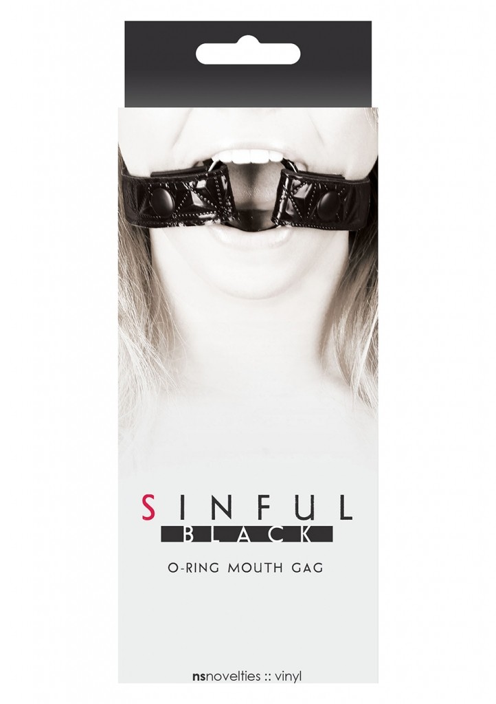 NS Novelties - Sinful O-Ring Mouth Gag black