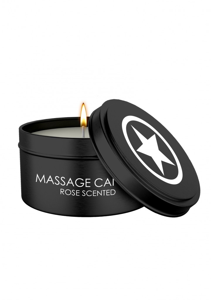 Shots - Ouch! Massage Candle Rose Scented - masážní svíčka