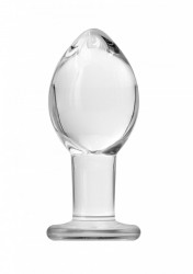 NS Novelties - Anální kolík Crystal Large Glass Plug