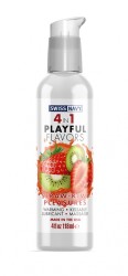 Swiss Navy 4 in 1 Playful Flavors lubrikační gel Jahoda-Kiwi 118ml