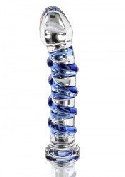ToyJoy - Glass Worxx G-Spot Gemstone skleněné dildo