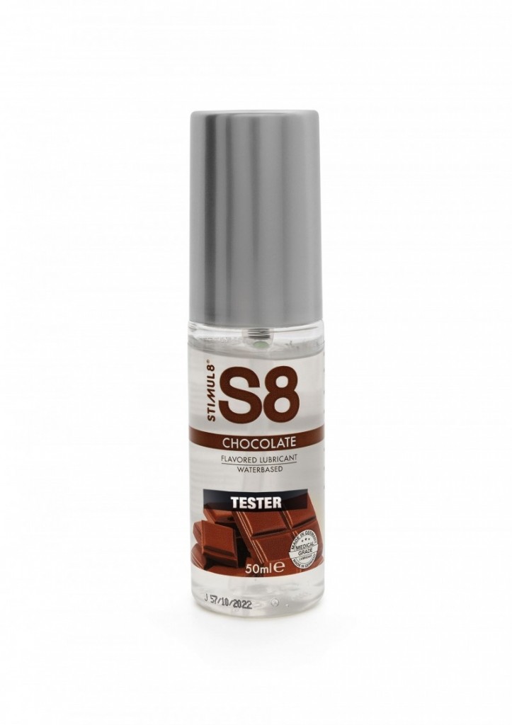 Stimul8 - S8 Lubrikant na vodní bázi s příchutí čokoláda 50ml TESTER