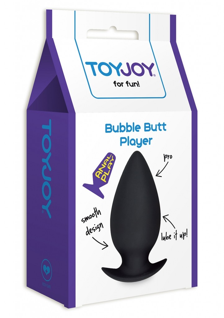 ToyJoy - Anální kolík Bubble Butt Player Pro black