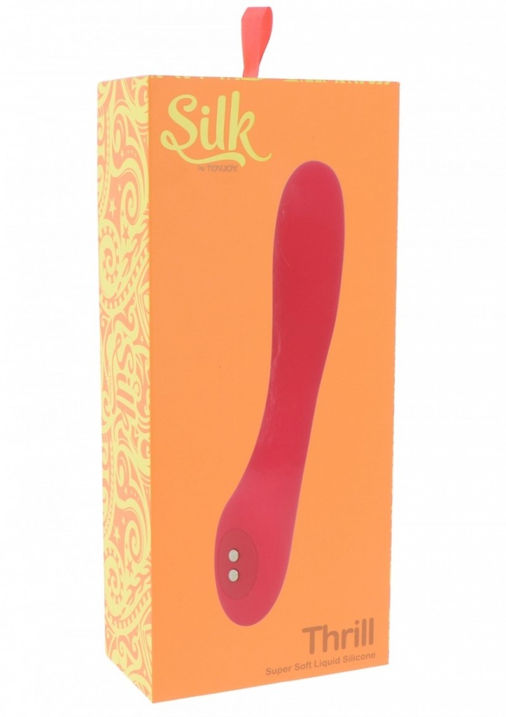 ToyJoy Silk Thrill Soft Silicone G-spot pink vibrátor
